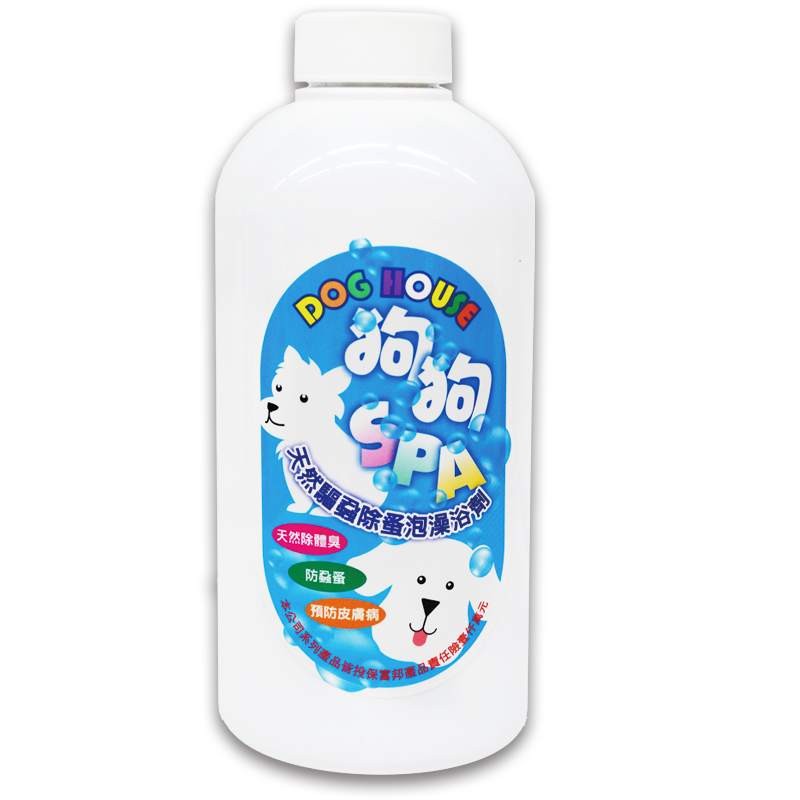DOG HOUSE 狗狗SPA天然驅蝨除蚤泡澡浴劑【500cc】