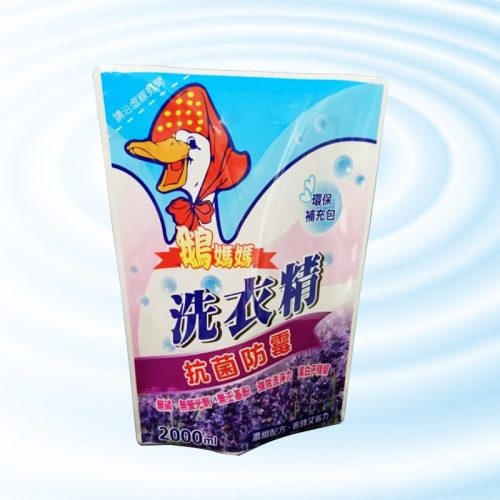 鵝媽媽潔淨防霉洗衣精-補充包【2000ml】
